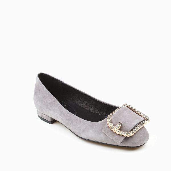 SASHA SUEDE FLATS