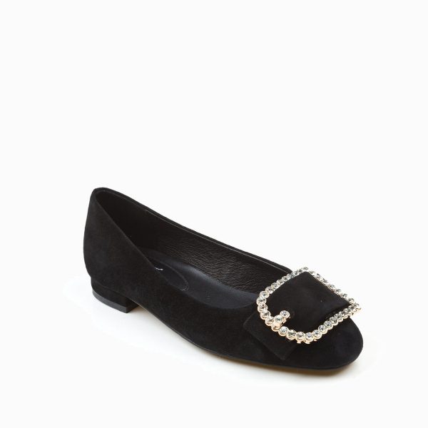 SASHA SUEDE FLATS - Image 2
