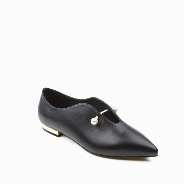 CARA LEATHER PEARL LOAFER