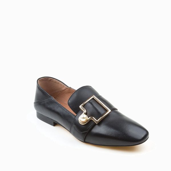 ELLE CALF LEATHER SLIPPER - Image 2