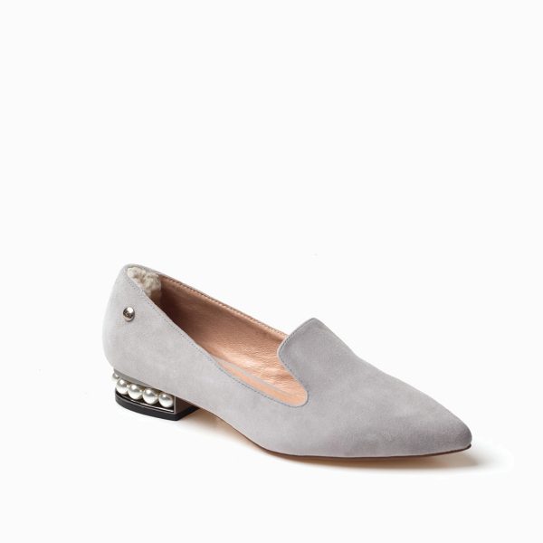 GABIE PEARL SUEDE SLIPPER