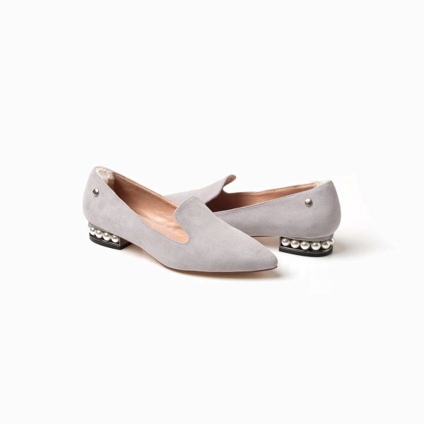 GABIE PEARL SUEDE SLIPPER - Image 7