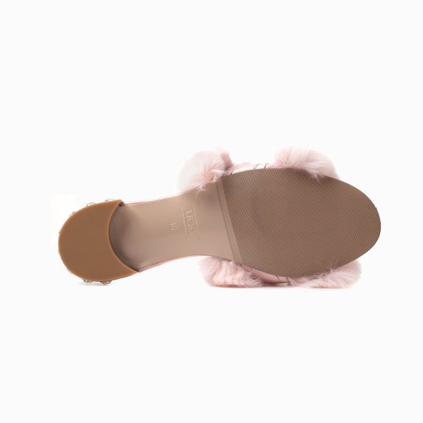 PAIGE FUR BUCKLE SLIP - Image 5