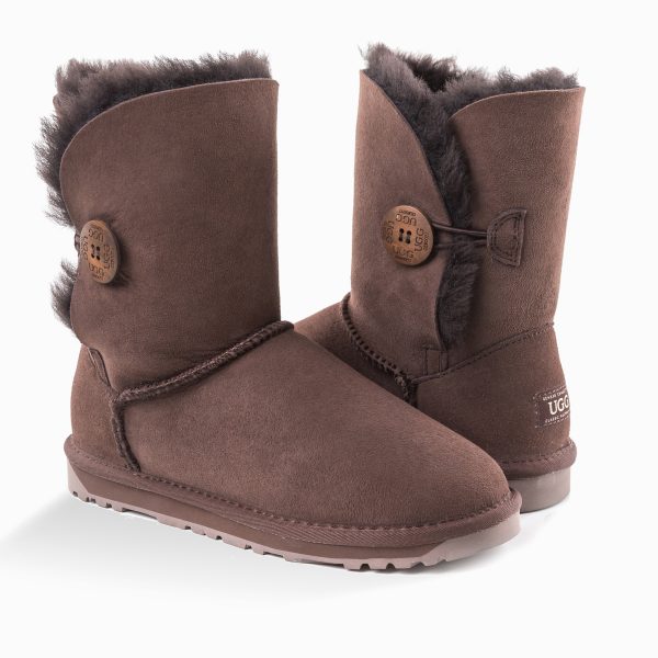 'NEW GENERATION' LADIES 3/4 CLASSIC SHORT BUTTON BOOTS - Image 15