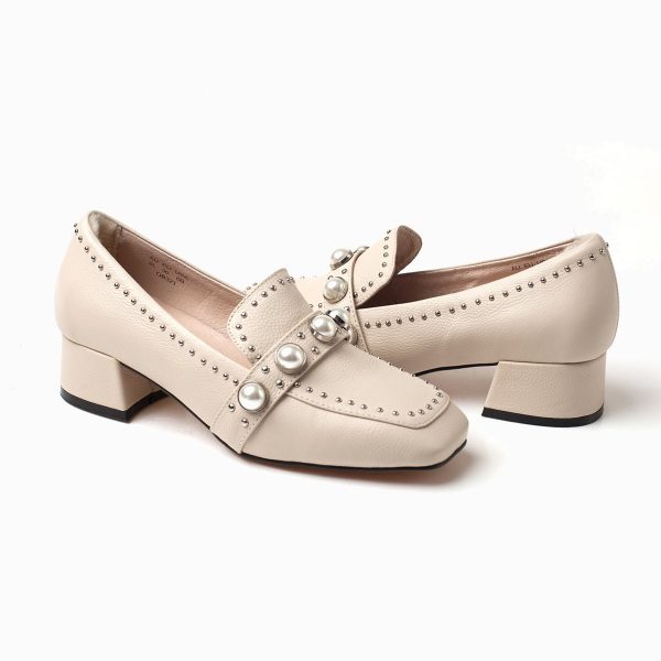 PEARL LEATHER PUMPS - Image 5