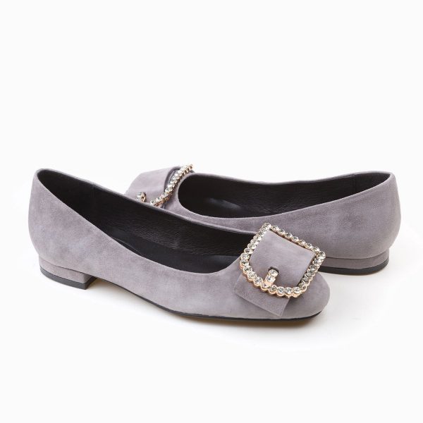 SASHA SUEDE FLATS - Image 6