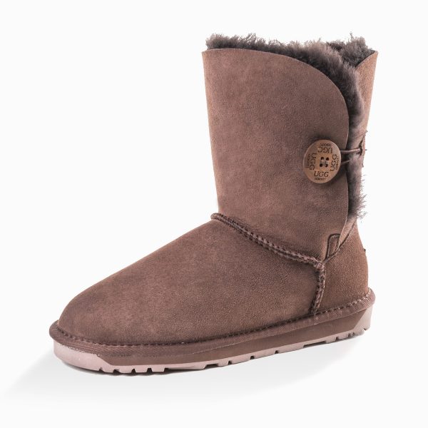 'NEW GENERATION' LADIES 3/4 CLASSIC SHORT BUTTON BOOTS - Image 16