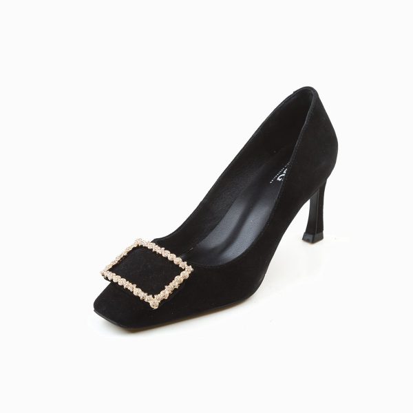 ZOEY CRYSTAL EMBELLISHED SATIN PUMP - Image 10