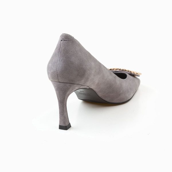 ZOEY CRYSTAL EMBELLISHED SATIN PUMP - Image 3