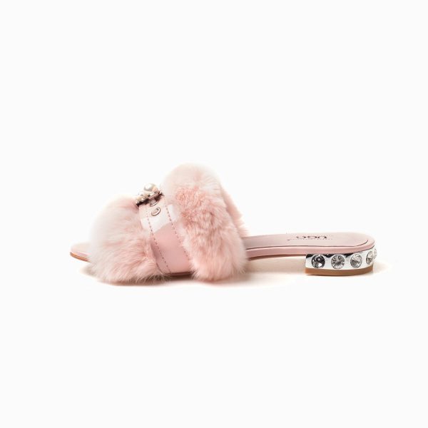 PAIGE FUR BUCKLE SLIP - Image 4