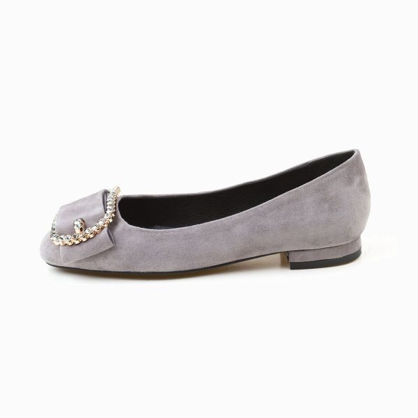 SASHA SUEDE FLATS - Image 4