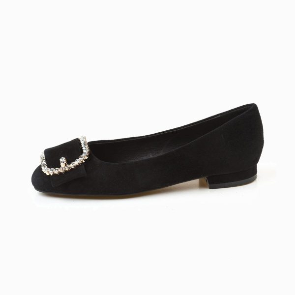 SASHA SUEDE FLATS - Image 9