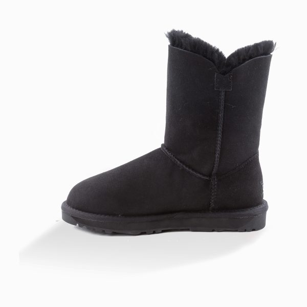 'NEW GENERATION' LADIES 3/4 CLASSIC SHORT BUTTON BOOTS - Image 9