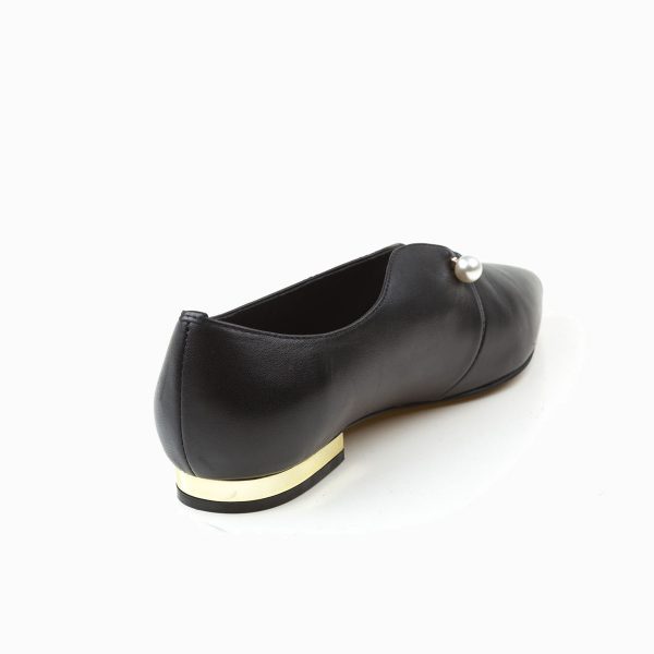 CARA LEATHER PEARL LOAFER - Image 3